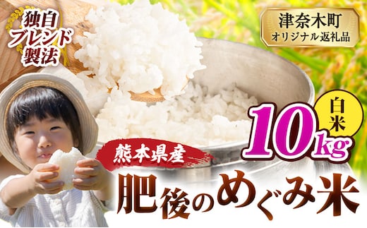 白米 熊本県産 ブレンド米 肥後のめぐみ米 10kg 熊本県産 ふるさと納税 精米 米 こめ ふるさとのうぜい コメ お米 おこめ《7-14日以内に出荷予定(土日祝除く)》---tn_hmg_wx_20500_10kg_h---