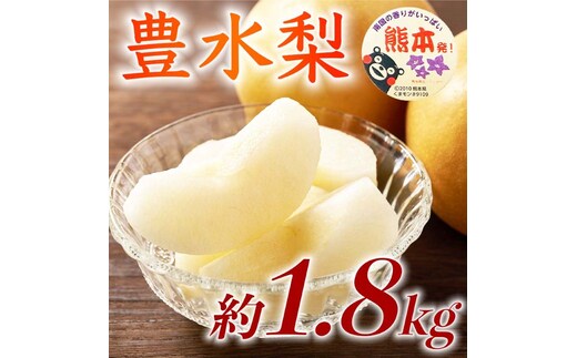 【amazon価格】豊水梨 約1.8kg（5～8玉）【梨 なし 果物 フルーツ デザート 食後 熊本県産】※配送不可：離島
