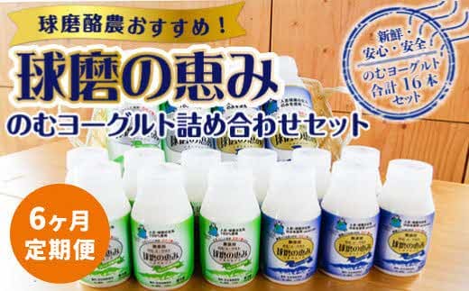 【6ヶ月定期便】のむヨーグルト詰め合わせセット