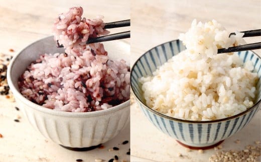 【2025年11月上旬より発送開始】 ヘルシー五穀米ともち丸麦セット 五穀米 250g×1袋 もち丸麦 320g×1袋 合計570g 雑穀米 雑穀 黒米 玄米 赤米 麦 もち麦 麦ごはん 麦ご飯 食物繊維 セット 常温 お取り寄せ 国産 九州産 熊本県 湯前町