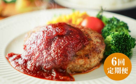 【6回定期便】馬肉ハンバーグ 150g×10個 お肉 肉 馬肉 100% ハンバーグ 冷凍 調理済 個包装 合計60個 合計9kg 9000g 惣菜 おかず お取り寄せ 6回 定期便
