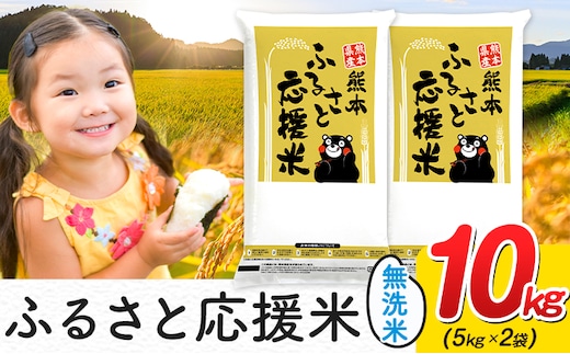 米 無洗米 家庭用 熊本 ふるさと応援 米 10kg《7-14日以内に出荷予定(土日祝除く)》 熊本県産 白米 精米 山江村 ブレンド米 国産 洗わず コロナ おうちご飯 予約 返礼品 発送 配送 SDGs---ym_youenmim_wx_21500_10kg---