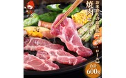 お米育ちの錦雲豚 焼肉セット 合計600g（ロース300g・バラ300g） ブランド豚 九州産 大分県産 国産 冷凍 送料無料