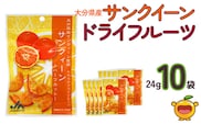 サンクイーンドライフルーツ 24g×10袋 | みかん ミカン 蜜柑 大分県 九州 津久見市 国産
