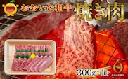 おおいた和牛 焼肉300g 和牛 豊後牛 国産牛 赤身肉 焼き肉 大分県産 九州産 津久見市 国産
