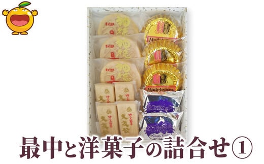 最中と洋菓子の詰合せ(神徳の最中・大友公・マドレーヌ・フルーツケーキ) | 茶菓子 ギフト 大分県 九州産 津久見市