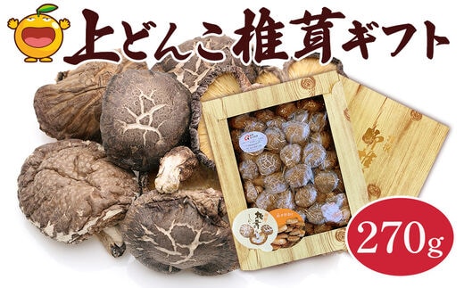 乾燥椎茸 上どんこ椎茸ギフト 270g | しいたけ 干しシイタケ 野菜 大分県 津久見市 九州