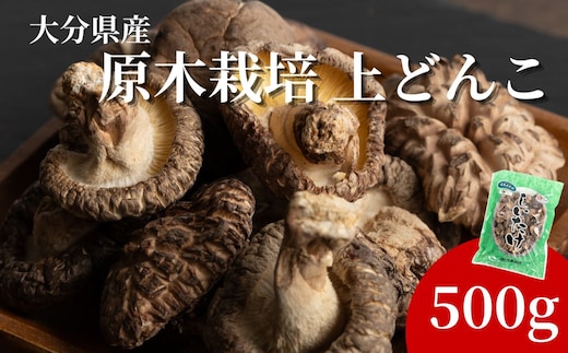 原木栽培 上どんこ 500g | しいたけ シイタケ 津久見市