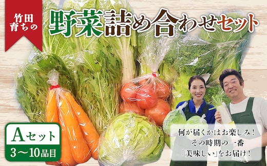 その時期の一番美味しいをお届け! 竹田育ちの 「野菜詰め合わせセット」 A