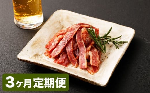 【3カ月定期便】【黒毛和牛】 おおいた和牛/半生ビーフジャーキー 約200g(約40g×5P)×3回 計約600g