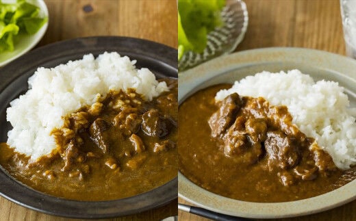 百年の恵み おおいた和牛カレー 赤と黒セット 各3個 計6個