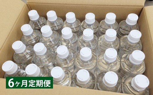 【6ヶ月定期便】 竹田の水 「 竹田湧水 」 計144本 (500ml×24本セット)×6回