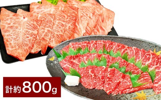 【赤身 VS ミスジ 食べ比べ!】 おおいた和牛 赤身焼肉 ・ ミスジ焼肉 各約400g 計約800g