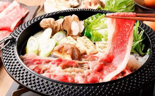 【3ヶ月定期便】おおいた和牛すき焼き用 希少部位ブリスケスライス(すき焼きカルビ) 約1.2kg(約600g×2箱)×3回 計約3.6kg