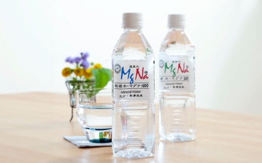 硬水ミネラルウォーター マグナ300 500ml(24本セット) & 硬水ミネラルウォーター マグナ1800 500ml(24本セット) 飲み比べセット 計2箱(24本×各1箱)