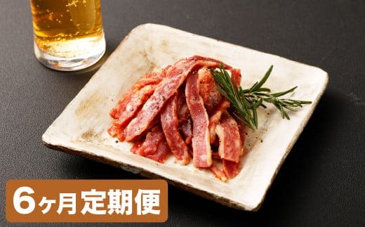 【6カ月定期便】【黒毛和牛】 おおいた和牛/半生ビーフジャーキー 約200g(約40g×5P)×6回 計約1.2kg