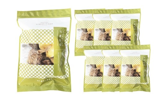 FOK28 大分県産原木栽培乾しいたけ 大葉香信 約560g(約80g×7袋)