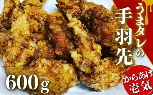 0B1-121 うまタレ付 手羽先 600g 【からあげ壱気】 おつまみ 唐揚げ 鶏肉