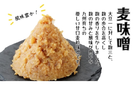 B1-48 【スピード発送】 味噌 昭和の町 麦味噌 2kg 麦 麹 九州 調味料 みそ 麦麹 大分県 味噌
