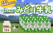 みどり牛乳 1000ml×12本 常温保存可能品 | 常温 牛乳 長期保存 ロングライフ商品 九州 大分県 豊後高田市 1l 1L 牛乳 ぎゅうにゅう ミルク LL 牛乳