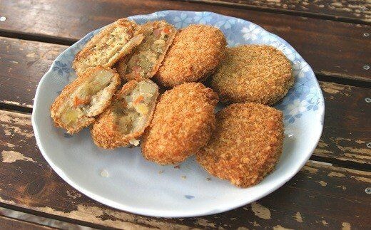 0B1-25【スピード発送】 コロッケ 昔なつかしコロッケ セット (計10個) おから 和牛 牛 国産 揚げ物 惣菜 お弁当