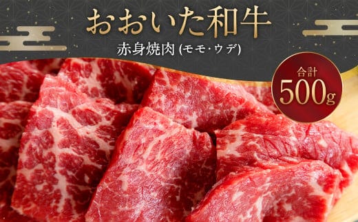 093-1012 おおいた和牛 赤身焼肉(モモ・ウデ)500g