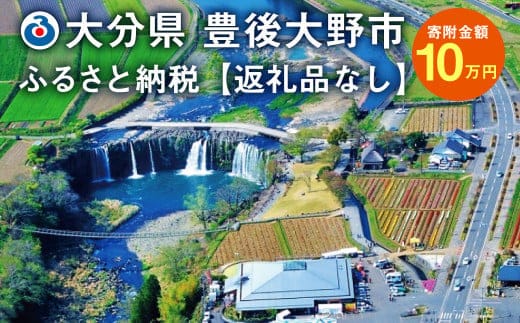 140-659 豊後大野市への寄付(返礼品はありません)1口 10万円