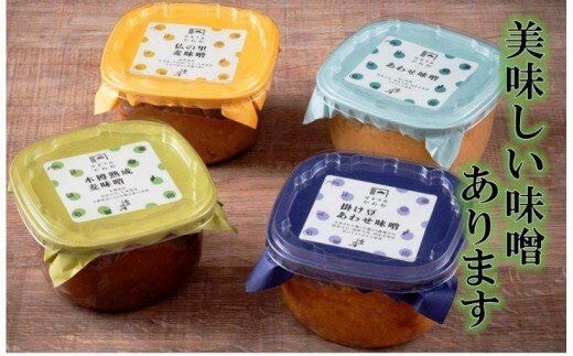 二代目礼治味噌の4種詰合せ（計３kg）_084Z