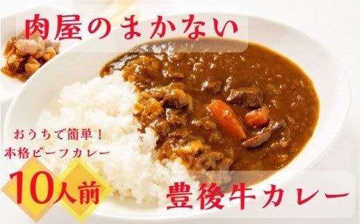 肉屋のまかない豊後牛カレー2.3kg（230g×10P）＿1793R
