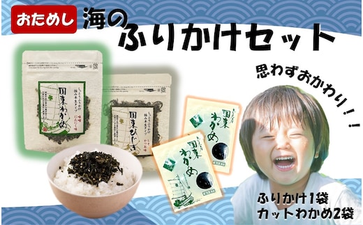 ＼雑誌で紹介されました！／どちらが届くかお楽しみ！ご飯が進む海のふりかけお試しセット（ わかめ or ひじき ＆ 乾燥カットわかめ 2袋）_2515R