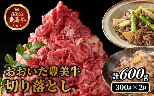 おおいた豊美牛切り落とし 600g (300g×2P)_2264R