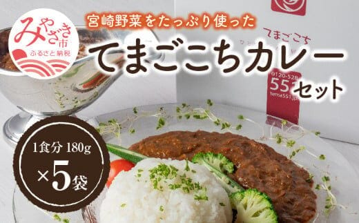 てまごこちカレー(180g×5袋)セット_M054-001