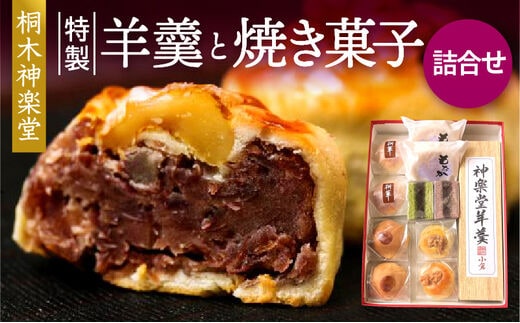 桐木神楽堂・特製羊羹と焼き菓子詰合せ_M058-001_01
