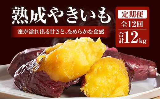 【定期便・全12回】熟成やきいも_M086-T015