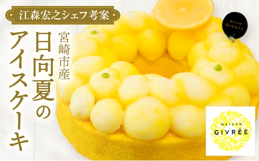 【江森宏之シェフ考案】宮崎市産日向夏のアイスケーキ_M142-004