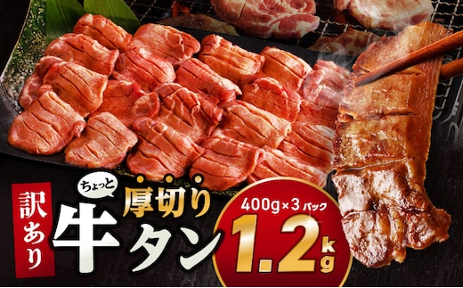 訳あり！！ちょっと厚切り牛タン！！3P（1.2kg）_M179-021_01