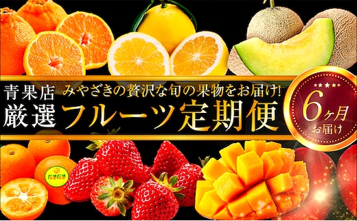 《2026年発送先行予約》【数量・期間限定】贈答用にもオススメ!バイヤー厳選!「厳選フルーツ定期便」(全6回)_M153-T012