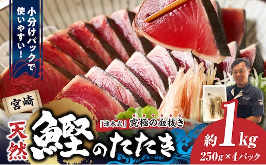 宮崎市獲れ！天然カツオのたたき_M396-001