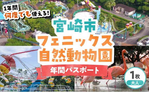 宮崎市フェニックス自然動物園年間パスポート（大人）_M353-004-02