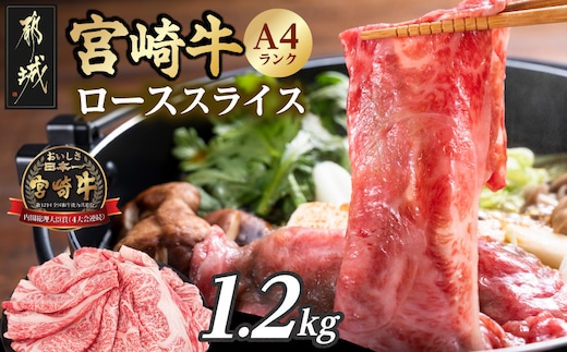 宮崎牛ローススライス1.2kg_21-26-001-1200g