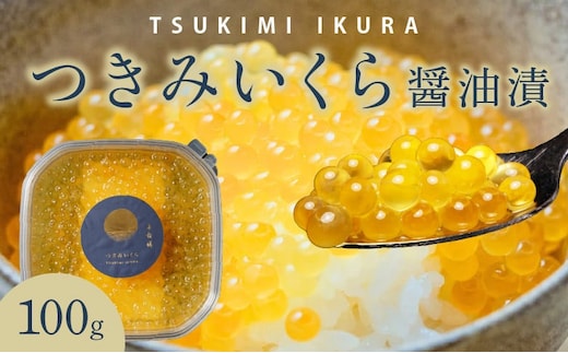 つきみいくら 醤油漬 100gパック N0116-YZA0385