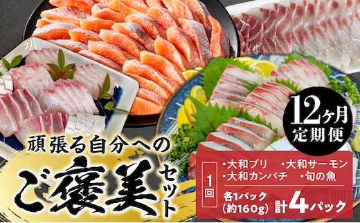 【12ヶ月定期便】頑張る自分へのご褒美セット N072-YH062