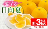 先行予約 酸味と甘味は恋の味 恋する 日向夏 計3kg以上 令和9年発送 果物 くだもの フルーツ 国産 食品 柑橘 みかん 蜜柑 オリジナル ブランド デザート おやつ ひゅうがなつ おすすめ おすそ分け 手土産 ギフト 宮崎県 日南市 送料無料_AV1-25