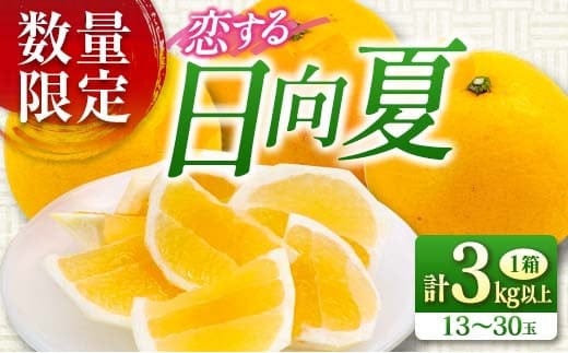先行予約 酸味と甘味は恋の味 恋する 日向夏 計3kg以上 令和8年発送 期間限定 数量限定 果物 くだもの フルーツ 国産 食品 柑橘 みかん 蜜柑 オリジナル ブランド デザート おやつ ひゅうがなつ おすすめ おすそ分け 手土産 ギフト 宮崎県 日南市 送料無料_AV1-25