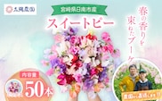 スイートピー 花束 50本 ミックス系 フラワー 期間限定 数量限定 生産者直送 新鮮 花 植物 観賞用 国産 インテリア用品 贈り物 ギフト プレゼント お祝い 誕生日 記念日 人気 おすすめ 癒し 選べる 宮崎県 日南市 送料無料_CB123-26