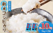 令和8年産 新米 コシヒカリ 計10kg お米 ご飯 ライス 国産 食品 精米 白米 こしひかり 有洗米 おにぎり お弁当 炊き込みご飯 雑炊 ギフト プレゼント 贈り物 お取り寄せ 産地直送 宮崎県 日南市 送料無料_D131-26
