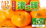 先行予約 訳あり 津之輝 つのかがやき 5kg以上 (5kg×1箱) 希少 期間限定 数量限定 フルーツ 果物 くだもの 柑橘 みかん 令和8年発送 国産 食品 おすすめ デザート おやつ みかんジュース フルーツサンド ご家庭用 おすそ分け 宮崎県 日南市 送料無料_BB86-23