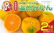 訳あり 温州みかん 計2kg以上 傷み補償分入り 期間限定 数量限定 フルーツ 果物 くだもの ミカン 柑橘 オレンジ 人気 国産 食品 デザート おやつ おすすめ 産地直送 ご家庭用 おすそ分け 特産品 ネイバーフッド 宮崎県 日南市 送料無料_ZY10-26