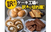 【工場直送訳あり品】ケーキ工場の訳あり切れ端セット（訳ありグルメ 訳あり スイーツ 工場直販 個包装 小分け 冷凍 おためし 切れ端 フードロス 送料無料）