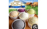 【自家牧場ジャージー牛乳使用】Demのジェラートカップ6個セット （ スイーツ アイス ジェラート ジャージー牛乳 ジャージー 詰め合わせ ）